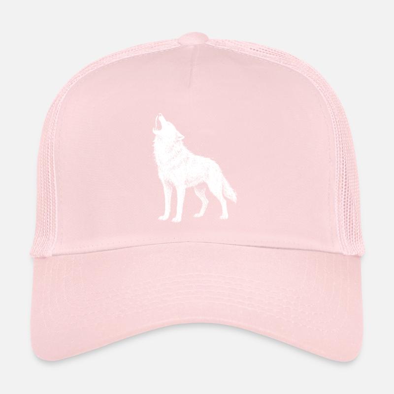 Wolf howl Trucker Cap