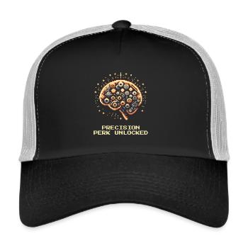 Precision Perk Unlocks Precision Mechanics Skill Point - Trucker Cap - black/stone grey - Front