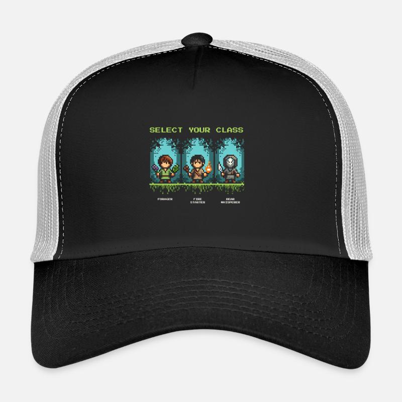 Bushcraft Classes Forager Fire Starter Survival Trucker Cap