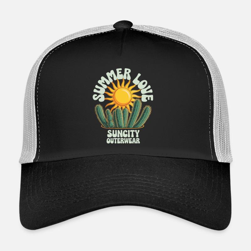 Sun Cactus – Summer Vibes Trucker Cap