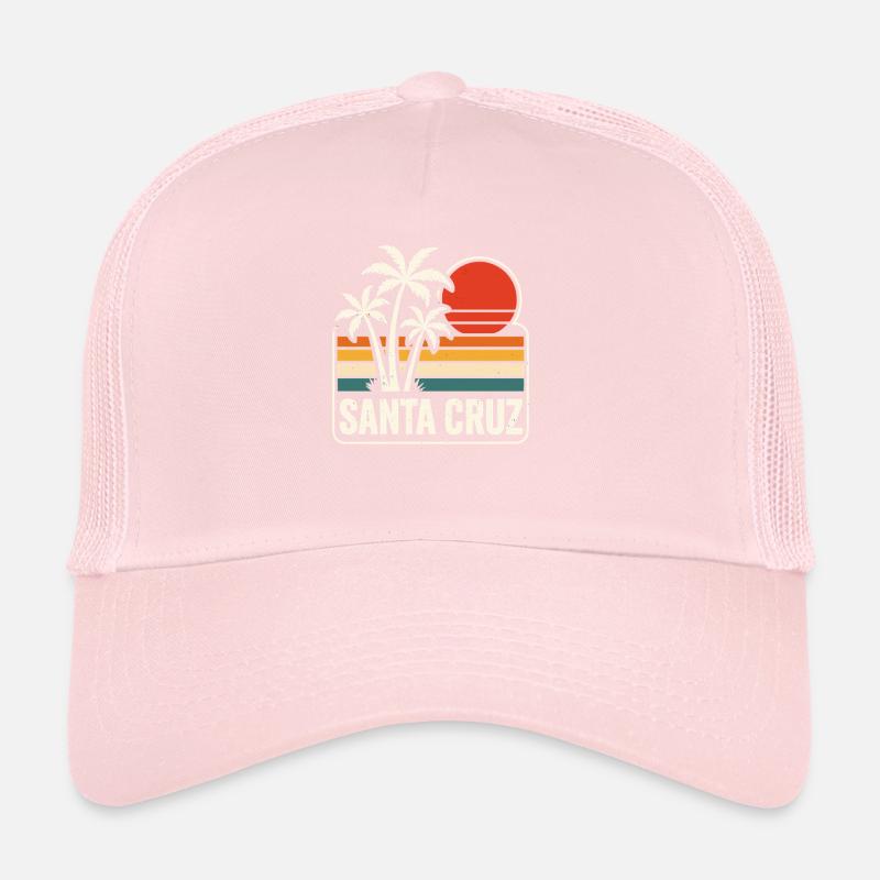 Coucher de soleil à Santa Cruz Casquette trucker 