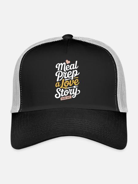 Prepared Squad Meal Planner Food Organization - Trucker Cap - black/stone grey - Front