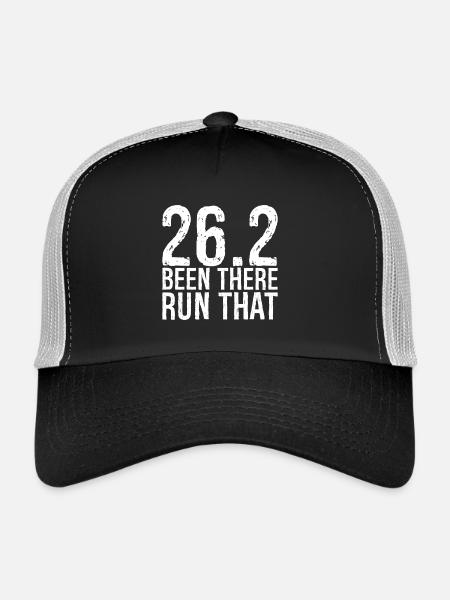 26 y sont allés, courent ça - Casquette trucker  - noir/gris pierre - Devant