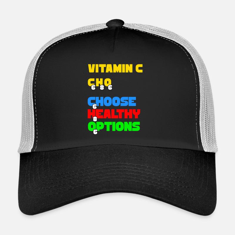 Vitamin C Wählen Sie gesunde Optionen Trucker Cap