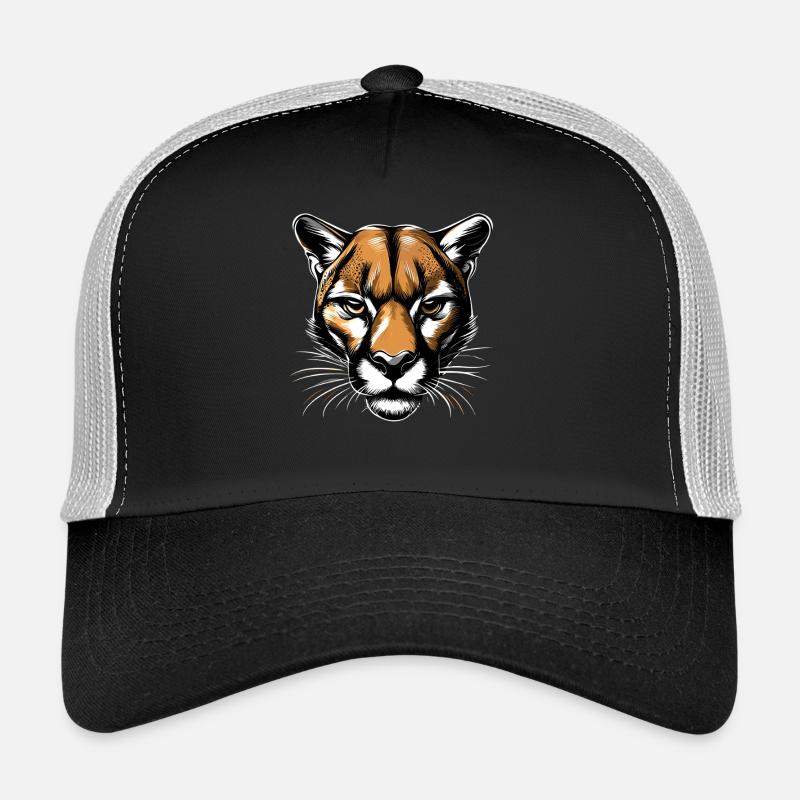 Panthère léopard gros chat mignon gros chat chats Casquette trucker 