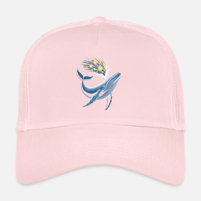 Krypto-Wal mit Bitcoin Münzen Spritzwasser Trucker Cap