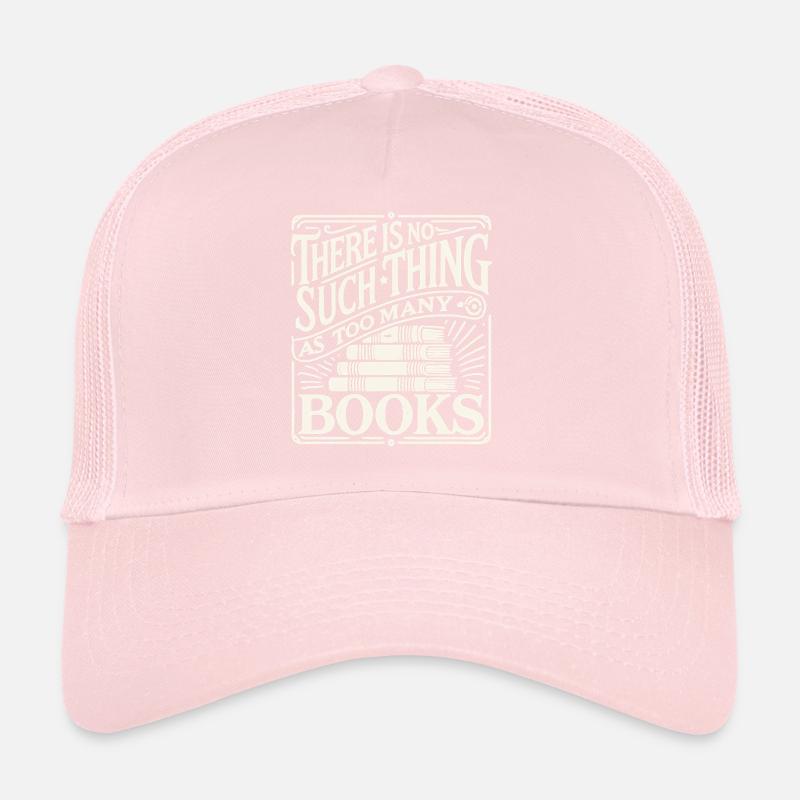 Bibliophile meets retro book look Trucker Cap