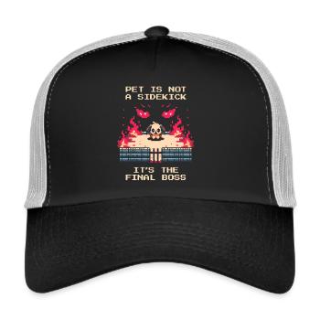 Tier ≠ Sidekick | Final bosses in the everyday life of the animal shelter - Trucker Cap - black/stone grey - Front