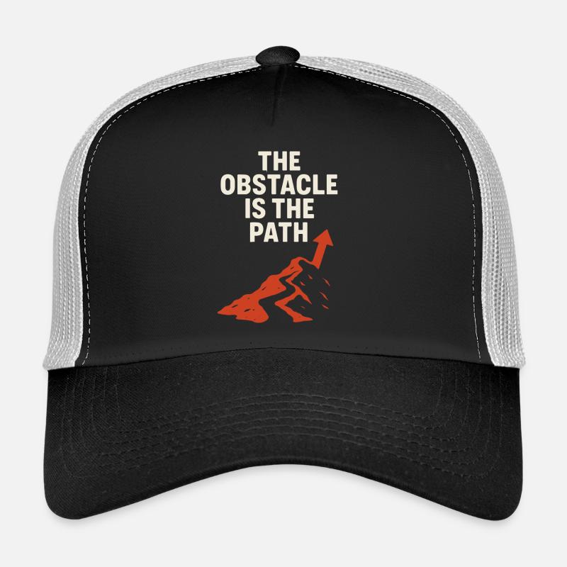 The Path Is the Obstacle: Stock Trader Trading Trucker Cap