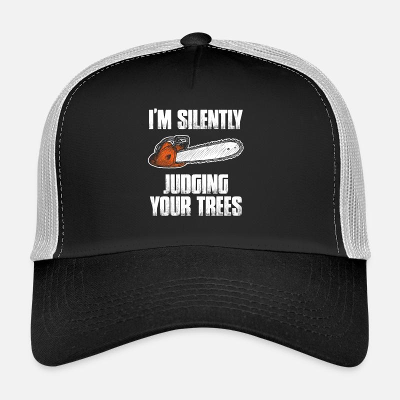 Judging your trees Lumberjack Forester Trucker Cap