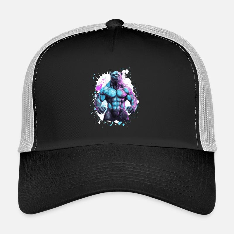 Muscles du grizzli Casquette trucker 