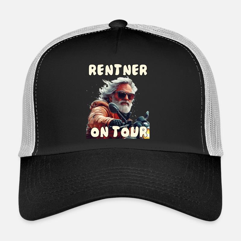Rentner on Tour - Trucker Cap - Schwarz/Steingrau