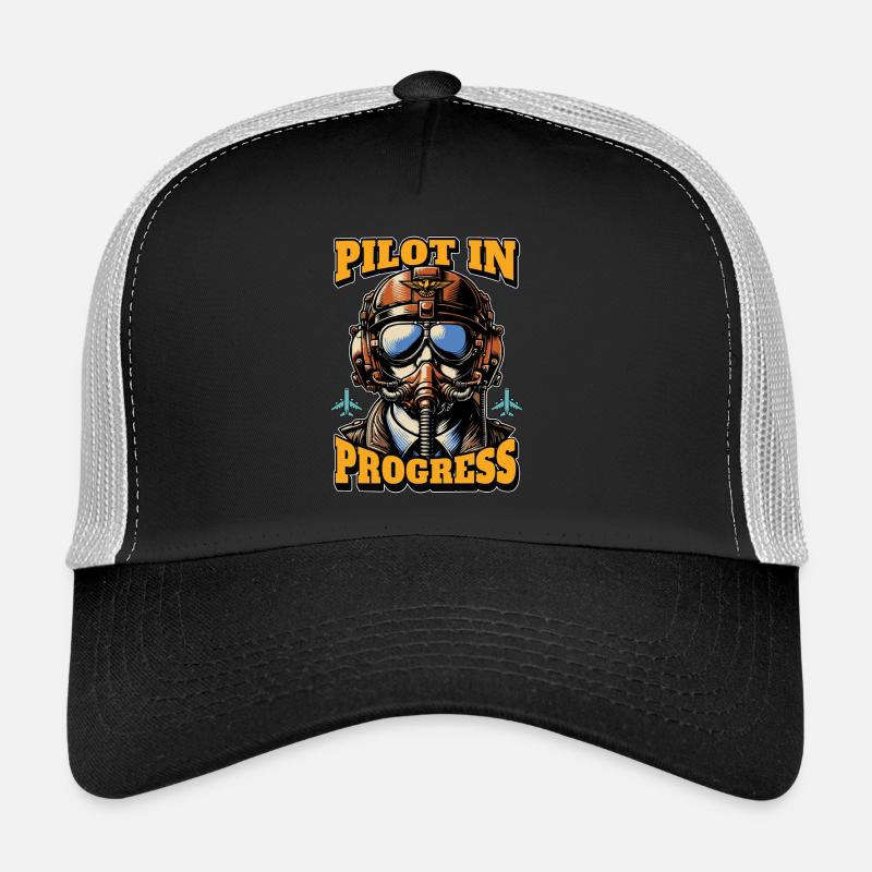 Instructeur de vol Pilote en cours Instructeur de vol Casquette trucker 