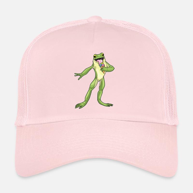 Crème glacée à la gaufre Frog Casquette trucker 