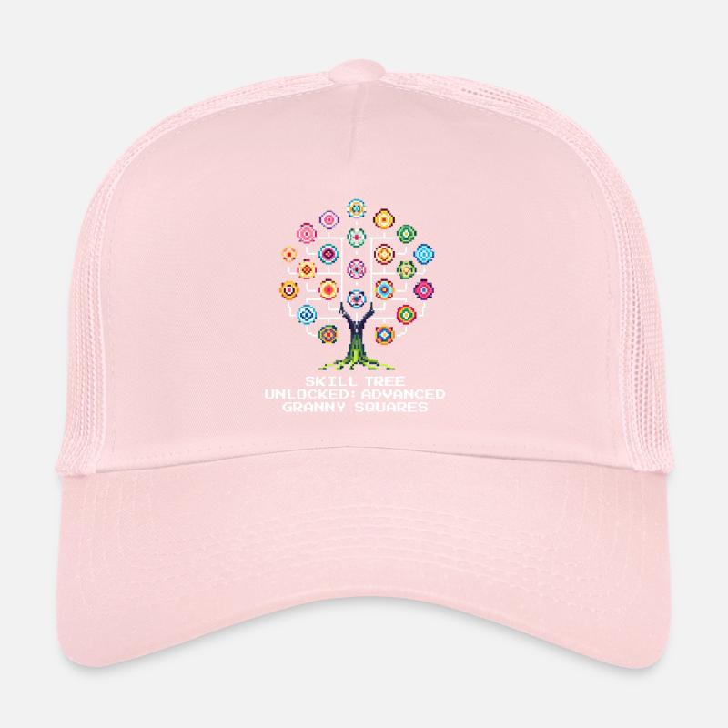 Skill Tree: Granny Squares | Häkeln Trucker Cap