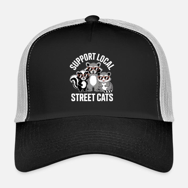 Support Local Street Cats Cool Style Trucker Cap