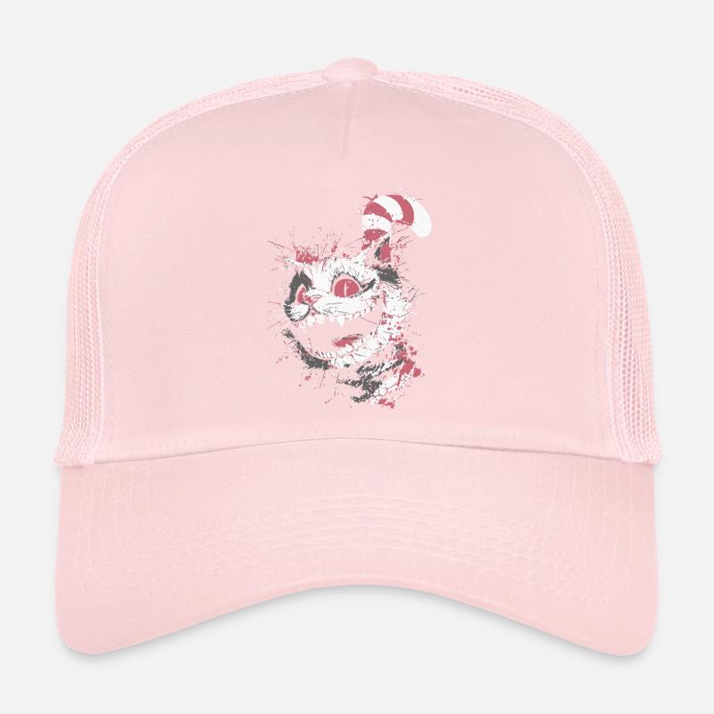 Psycho Cat Design - Look de chat Crazy Cheshire Casquette trucker 