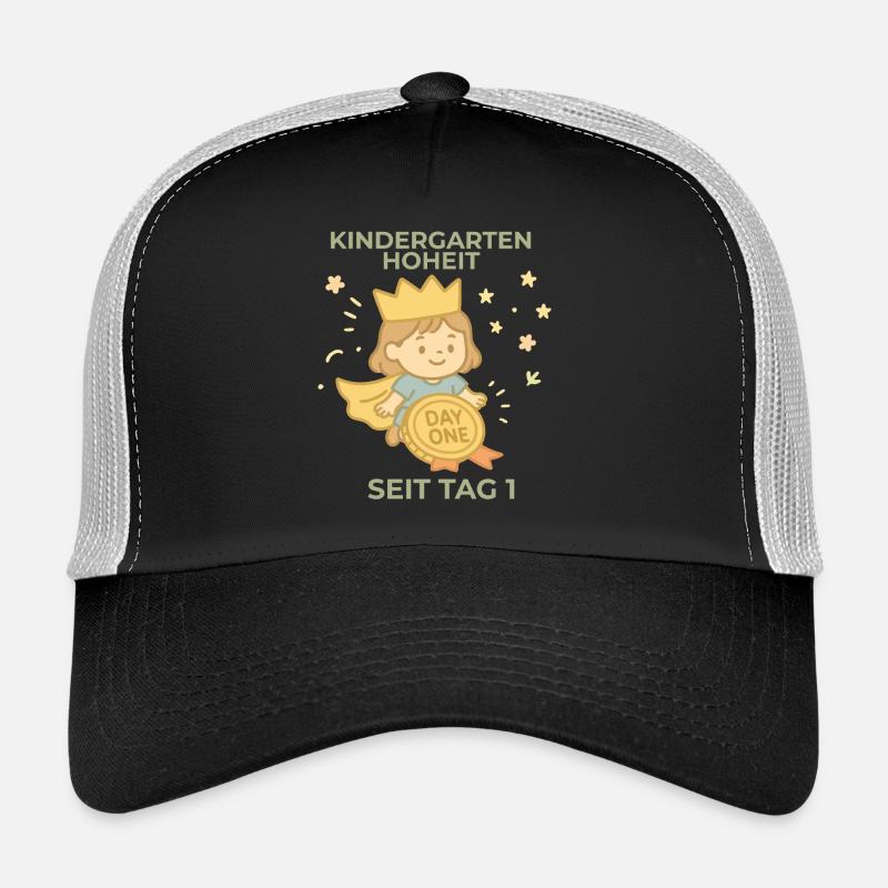 Kindergarten Hoheit Seit dem ersten Tag - Trucker Cap - Schwarz/Steingrau
