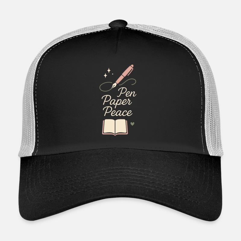 Journaling Aesthetic Creative Planner Life Writing Trucker Cap