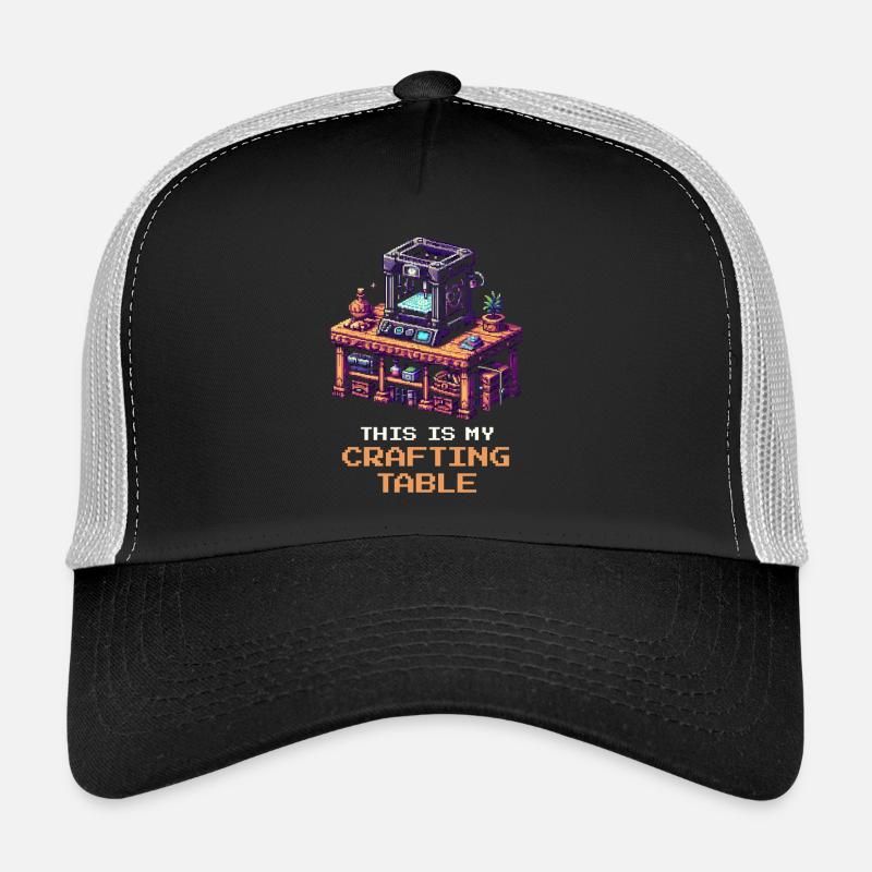 3D Printing Crafting Table | Print Bed Setup Trucker Cap