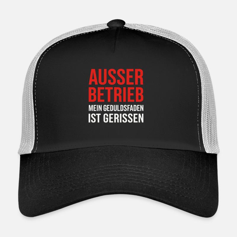 Hors d’usage - Fil de discussion sur la patience Casquette trucker 