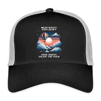 Vol en montgolfière Sky Adventure Aviation Thermiques - Casquette trucker  - noir/gris pierre - Devant