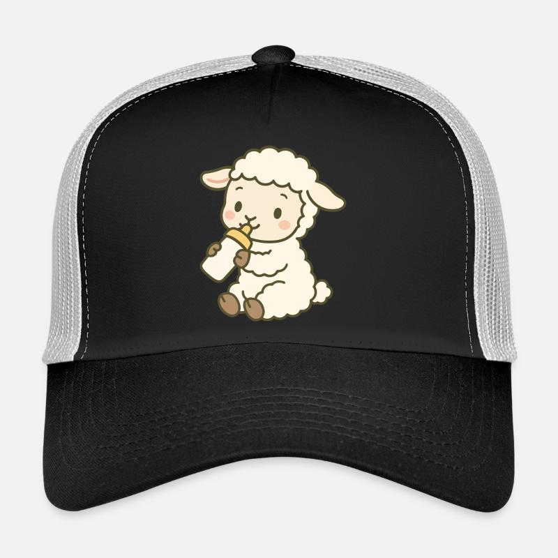 Lämmchen mit Milchflasche - Little Lamb Sip Trucker Cap