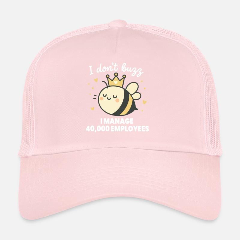 Bee Beekeeper I Don't Buzz i Manage Employees Trucker Cap