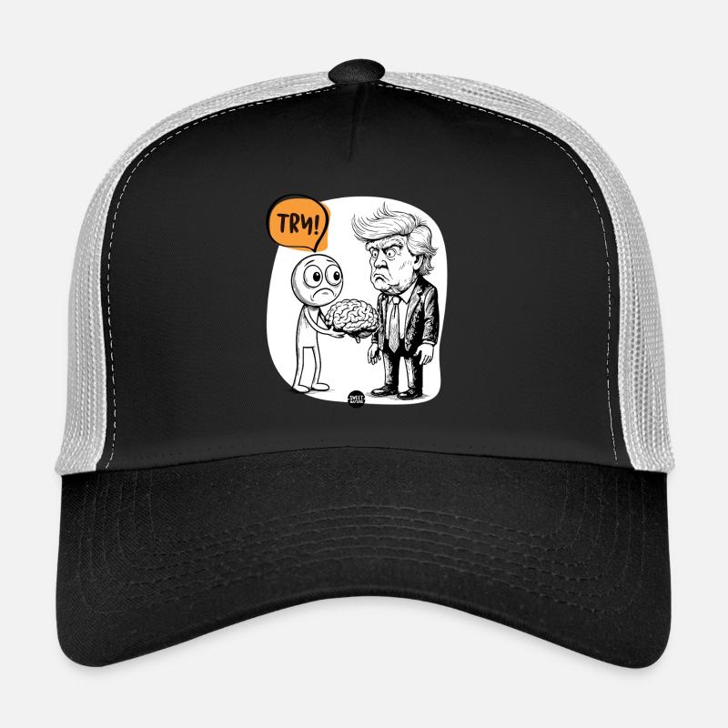 Brain. You Might Need It. - Trucker Cap - black/stone grey