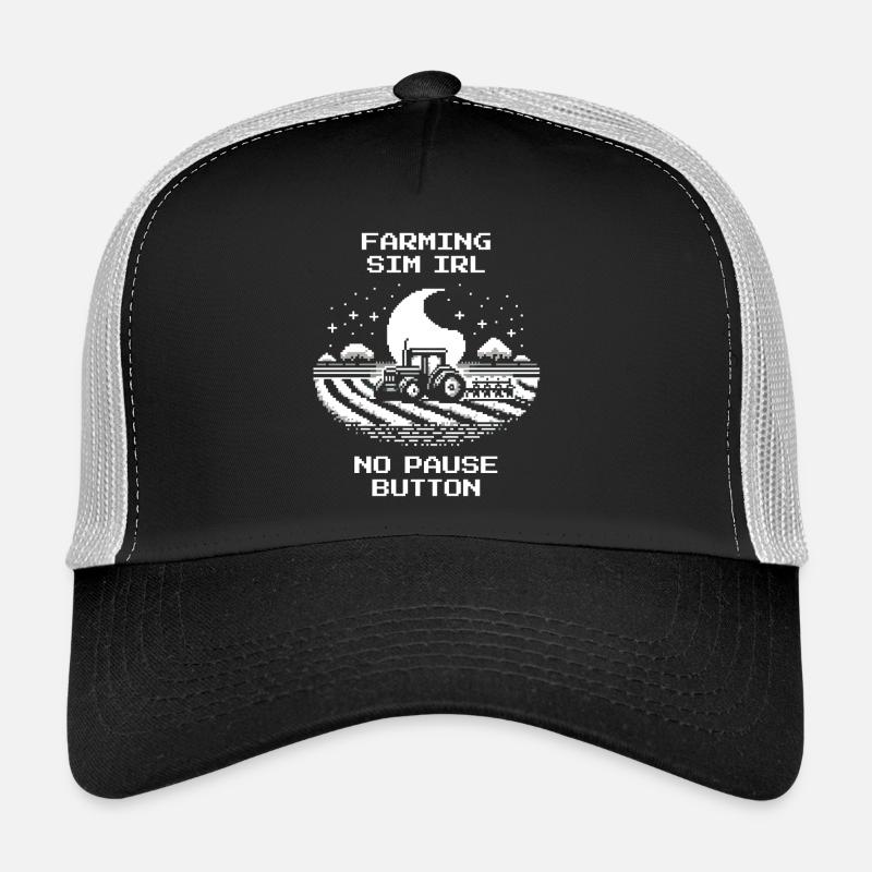 Agriculture IRL | Sans pause & sans point de sauvegarde Casquette trucker 