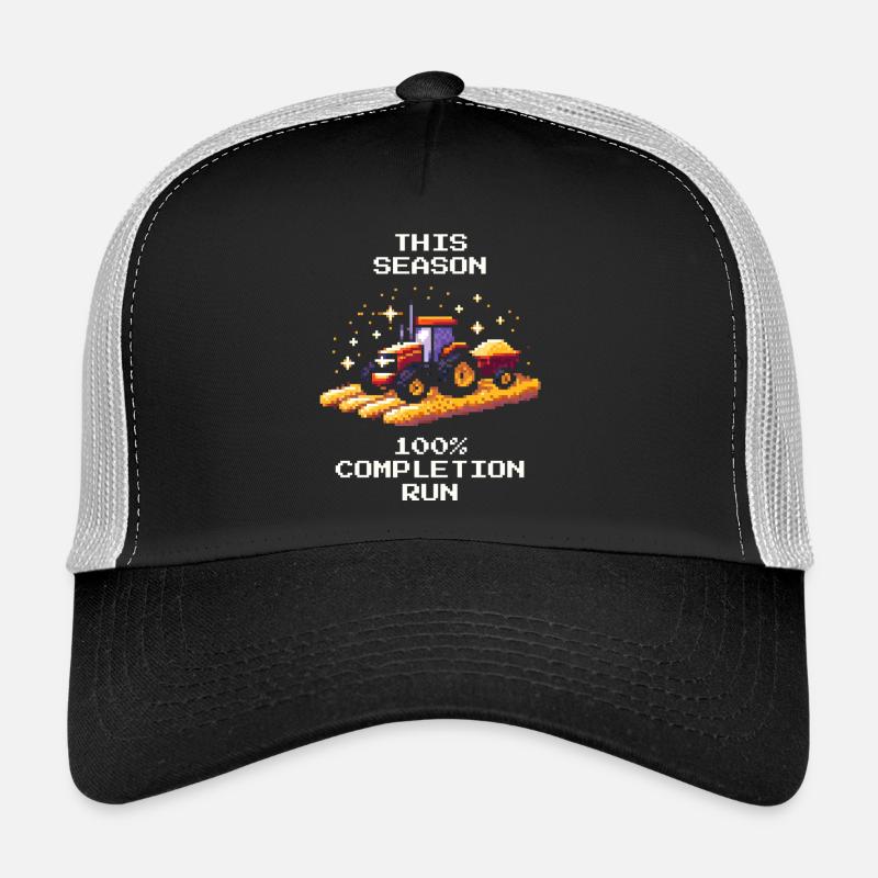 Course de saison | 100 % Récolte et objectifs opérationnels Casquette trucker 