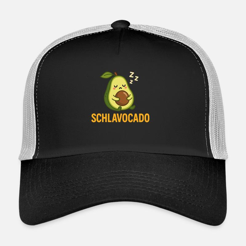 Schlavocado Avocado Schlafen Humor Trucker Cap