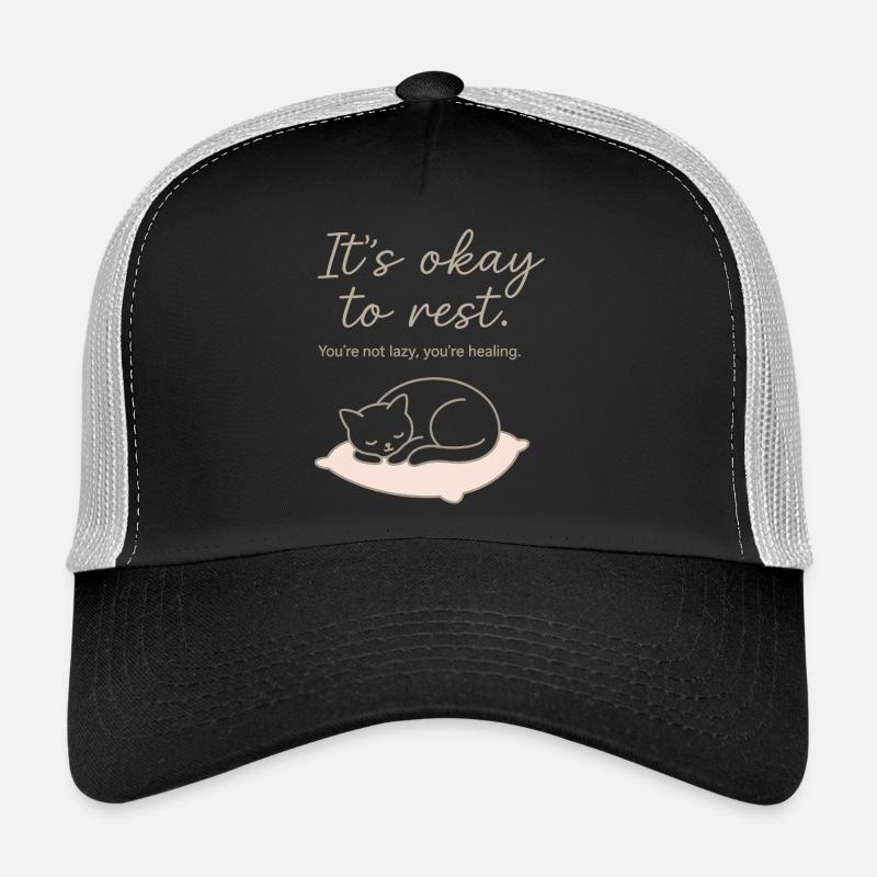 It’s okay to rest – Selfcare & Ruhe Trucker Cap