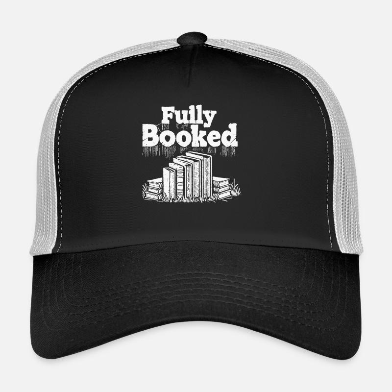 Conception de livre rétro pour rat de bibliothèque et club de lecture Casquette trucker 