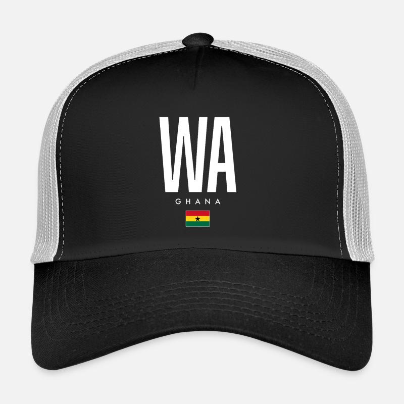 Wa Ghana - Trucker Cap - black/stone grey