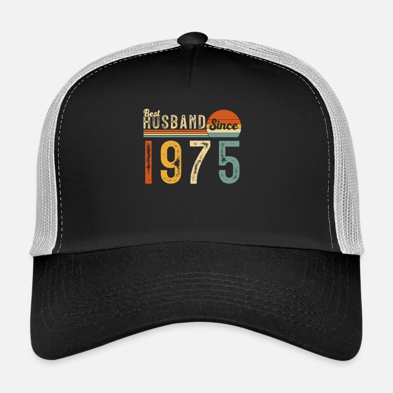 Bester Ehemann seit 1975 Trucker Cap