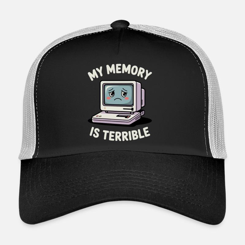 Mein Gedächtnis ist schrecklich Lustig Computer Lustig Codierung Trucker Cap