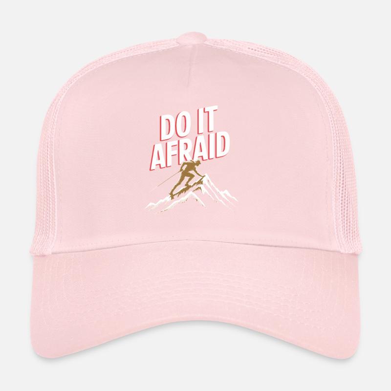 Do It Afraid Mut Weiterentwicklung Motivation Trucker Cap