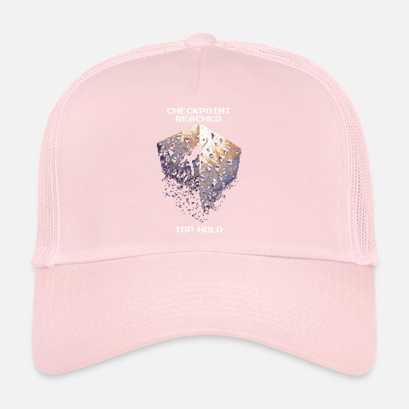 Checkpoint: Top | Bouldern Pixel Art Trucker Cap