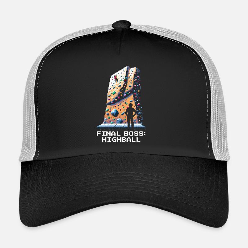 Final Combat: Highball | Bouldern Pixel Art Trucker Cap