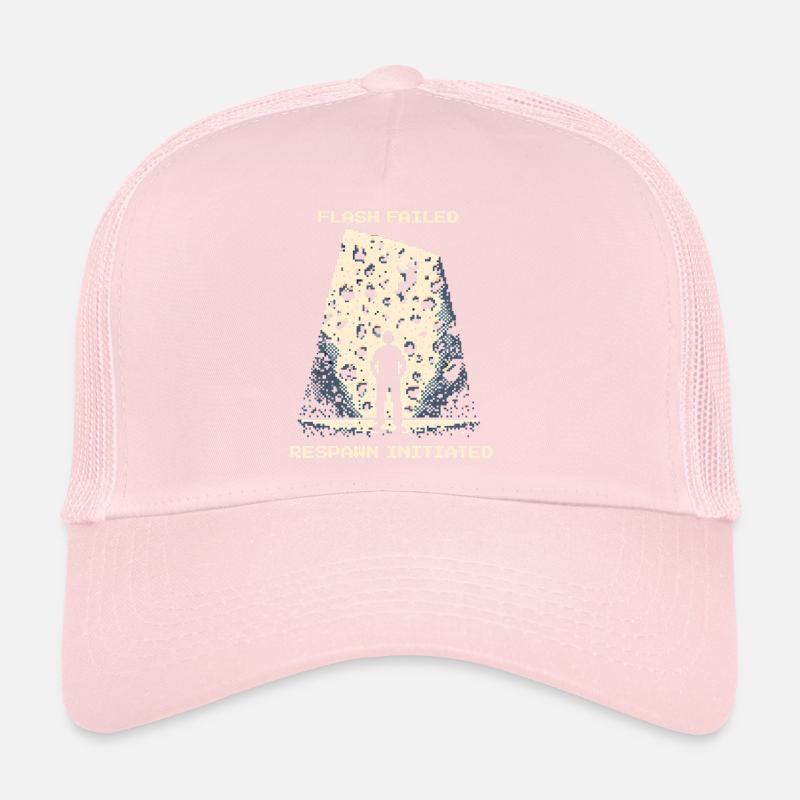 Echec de la mémoire Flash | Bloc Pixel Art Crash Pad Casquette trucker 