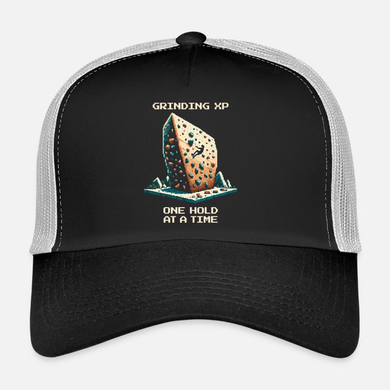 XP Grind : poignée par poignée | Bloc Pixel Art Casquette trucker 