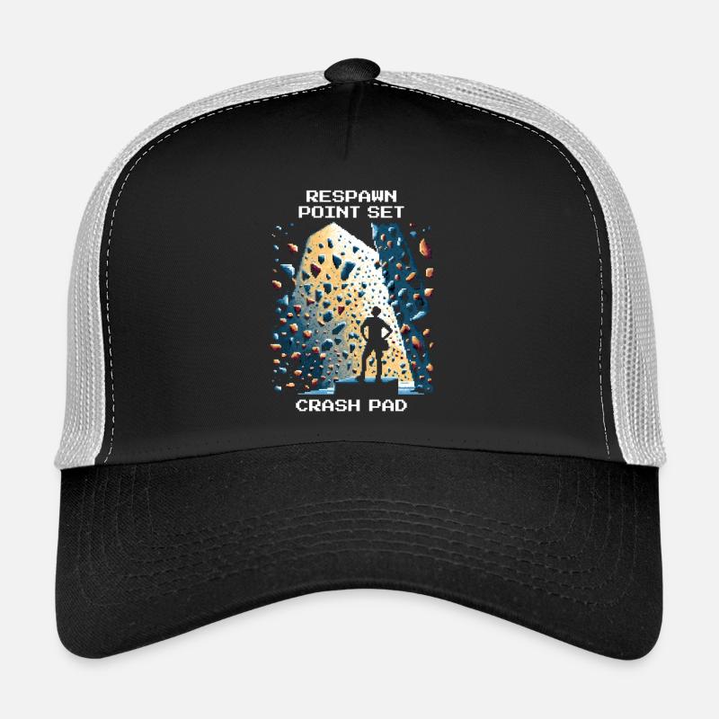 Respawn: Crashpad | Bouldern Pixel Art Trucker Cap
