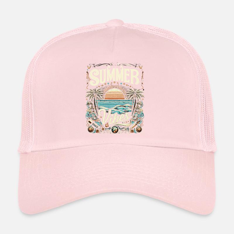 SUMMER Vibes coloré, modifié Casquette trucker 