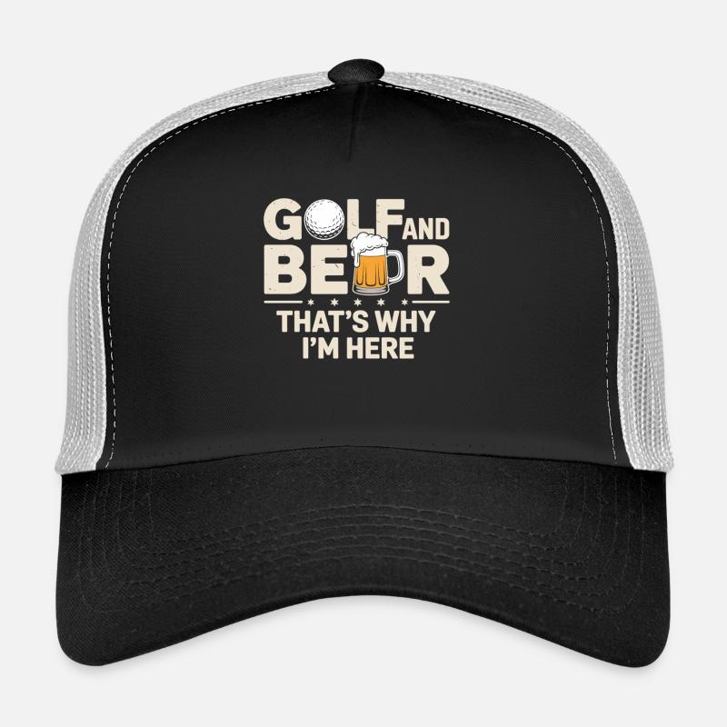 Chemise de golf et de bière Casquette trucker 