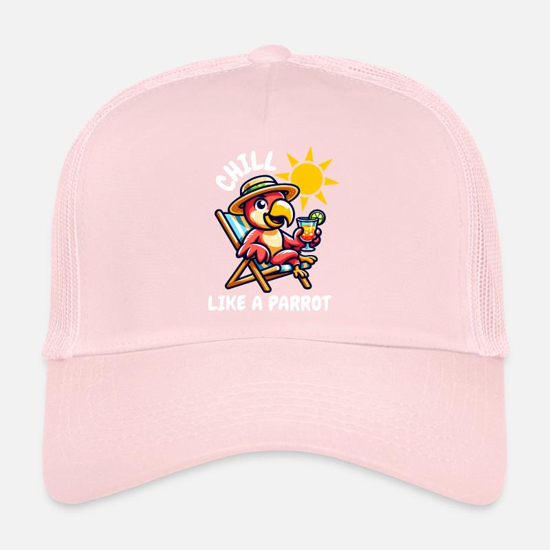 Perroquet relaxant Casquette trucker 