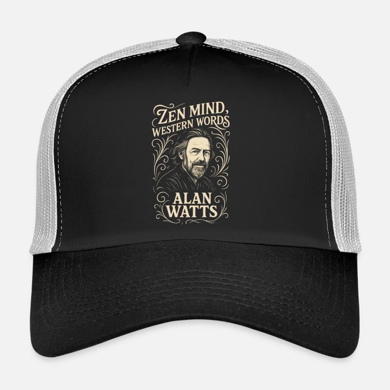 Zen Mind Western Words Art Trucker Cap