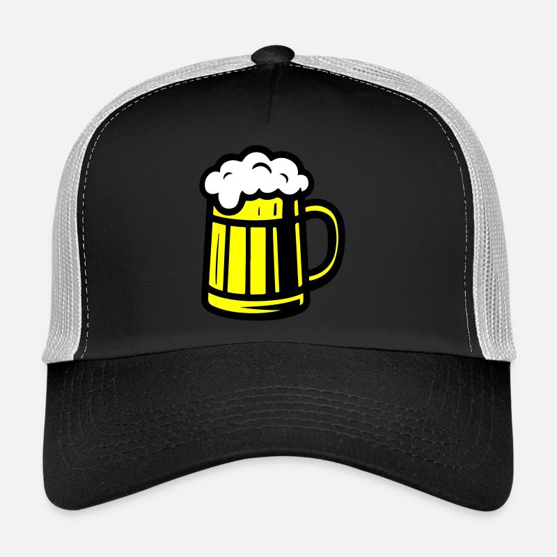 Chope à bière en verre à bière Casquette trucker 