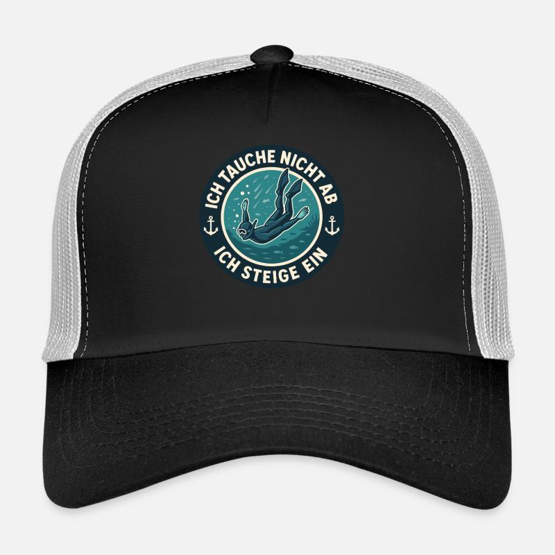 Je ne plonge pas, je me lance dans Diving Ocean Casquette trucker 