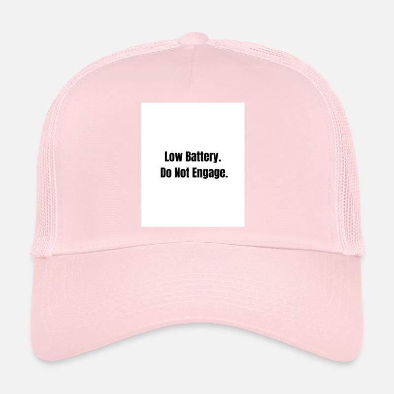 Low Battery – Social Mode Off Trucker Cap